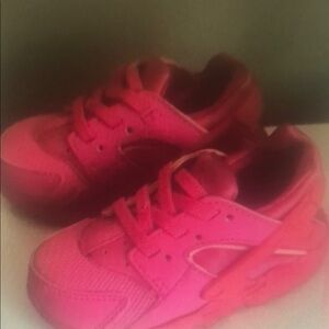 Nike Huarache Run TD 'Laser Fuchsia' Toddler Baby Shoes